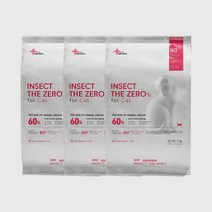마이펫닥터 시그니처 인섹트더제로 포캣 피부알러지 고양이사료, 곤충(동애등애), 1kg, 3개