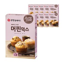 큐원 홈메이드 머핀믹스, 300g, 10개