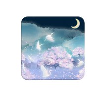 마켓피아 규조토로 만들어진 코스터 컵받침, 20 사쿠라 크레인마스