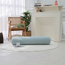 단잠 피그먼트 바이오워싱 바디필로우 커버, 에메랄드블루