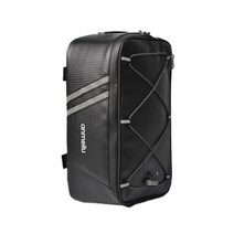 방수 다용도 대용량 카본무늬 자전거 패니어 8L A64, 블랙, 1개