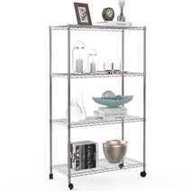 에스파스 메탈 스텐드선반750 4단, 실버