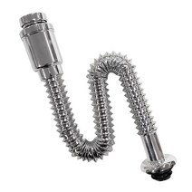 만능삼촌 세면대 부속품 바닥 배수전용 주름트랩, 1개