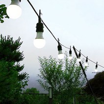 엘스토리몰 LED 스트링 라이트 줄조명 15m 15p, 블랙