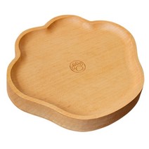 너도밤나무 곰발바닥 컵받침, 원목색