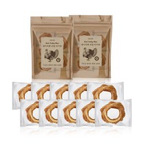 네이처펫 반려견 리얼 터키츄 건조간식 링타입 15g x 5p, 2세트, 칠면조 힘줄맛