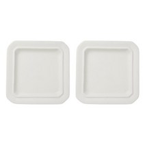 시라쿠스 네이처 팔각 접시 화이트 18cm, 2개, 단품