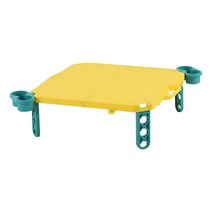 스윗조이 피크닉 아웃도어 접이식 테이블 휴대용, 04 옐로우상판