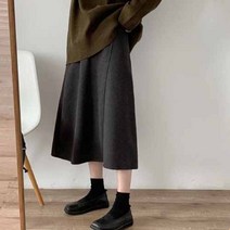 민성컴퍼니 임산부 롱 슬릿 스커트