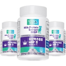 네츄럴올가 유단백추출물 MBP정 90정, 45g, 3개