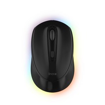 아이노트 트리플 모드 충전식 무선 마우스 M33RB, BLACK