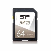 실리콘파워 SDXC UHS-2 메모리카드 U3 V90, 64GB