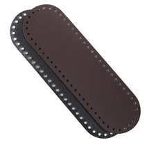 마마니트 가방바닥 타원형 미니 24 x 7 cm, 1개, 다크브라운