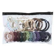 이쁨달다 무광스프링 전화선 머리끈 C 뉴트럴 22p 세트