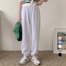 베러스윗 여성용 컬러 밴딩 조거팬츠