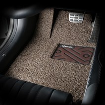 만도 와이드 볼륨쿠션 코일매트 확장형 1+2열, 브라운, BMW X7 [1세대] 7인승 2019.06~