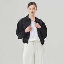탱커스 여성용 카라 건빵 밴딩 집업 자켓 TU1JK002L0