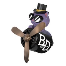 벨라독스 에어휠 차량용 방향제 BD-1 도둑고양이 블랙 아쿠아디파르마Type, 1세트, 과일/트로피칼향