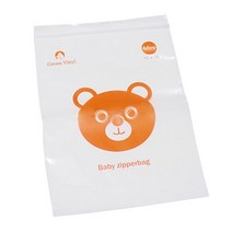 그린비닐 캐릭터 지퍼백 투명 13 x 18 cm, 200개