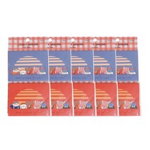 에이러블 생일카드 선물 감사 접이식 봉투 겸용 편지지 2종 x 5p 세트 B0212, 프렌즈, 1세트