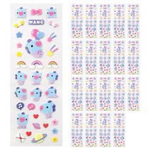 BT21 베이비 홀로그램 스티커, MANG, 20개