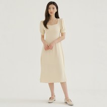 리올그 RCP HEART NECK FLARE LONG 원피스