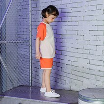 바오밥나무 아동용 발리 나그랑 5부 상하 바지 세트