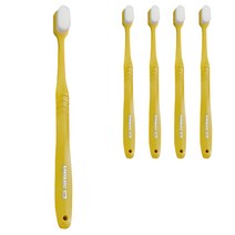 리빙토픽 부드러운 초미세 10000모 칫솔 옐로우, 1개입, 5개