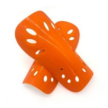 씨에스소울 클래식 플래퍼 축구 정강이 보호대 2p, 오렌지