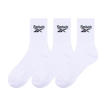 리복 에센셜 미들삭스 3족, 화이트