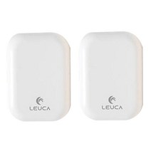 루카 투케어 충전식 휴대용 칫솔기 2종 세트, C2D301WH, C2D301WH, 화이트, 화이트