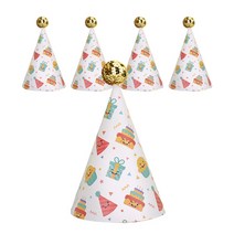 앤도파티 왕방울 꼬깔 모자, 케이크, 5개