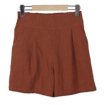 여성용 마욘느 린넨 뒷밴딩 컬러 반바지 PT9834K24