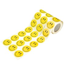 올댓파티 스마일 롤라벨 베이직 옐로우 트리플 3p 세트, 혼합색상, 1세트