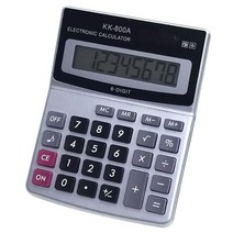 탁상용 전자게산기 KK-800A, 혼합색상, 1개