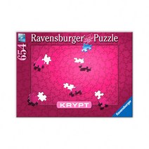 코리아보드게임즈 크립트 퍼즐 핑크 직소퍼즐 R165643, 654피스, 혼합색상