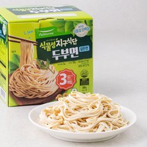 풀무원 식물성 지구 식단 두부면 얇은면 3개입, 100g, 3개