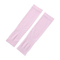 노암 심리스 스포츠 팔토시 양팔 2세트 핑거링 유, 핑크