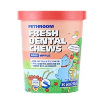 페스룸 강아지 프레쉬 덴탈츄 사과 7g x 30p, 사과맛, 1개