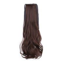 찐노마진몰 웨이브 포니테일 가발 끈묶음형 60cm, 1개, 09 밀크브라운