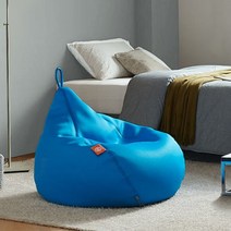 보니타 직접 충전하는 에어매쉬 빈백 겉커버 대형 DIY_C207, 블루