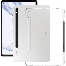 스냅케이스 S펜수납 클리어 코쿠 젤리 태블릿PC 케이스, 투명