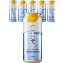 클룹 레몬 스파클링 워터, 6개, 500ml