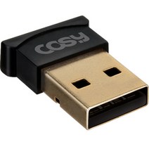 코시 USB 블루투스 5.0 동글 무선 리시버 수신기, DG4073BT, 블랙