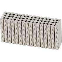 OON 네오디움 강력 미니 코인자석 4 x 2 mm, 실버, 210개