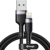 위드웍스 USB 라이트닝 고속 충전 케이블, 그레이, 1m