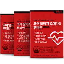 코어 알티지 오메가3 루테인 30g, 30정, 3개