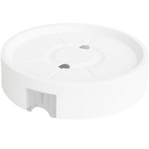 플라팜 커버형 화분받침대 원형, 화이트