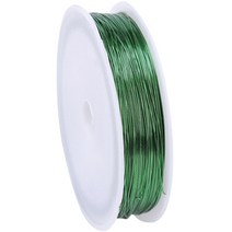 부드러운 철 와이어 0.5mm x 40m, 08 그린, 1개