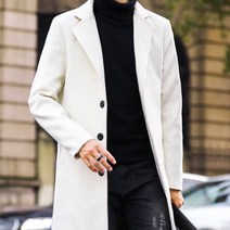 민성컴퍼니 남성용 슬림 베이직 코트